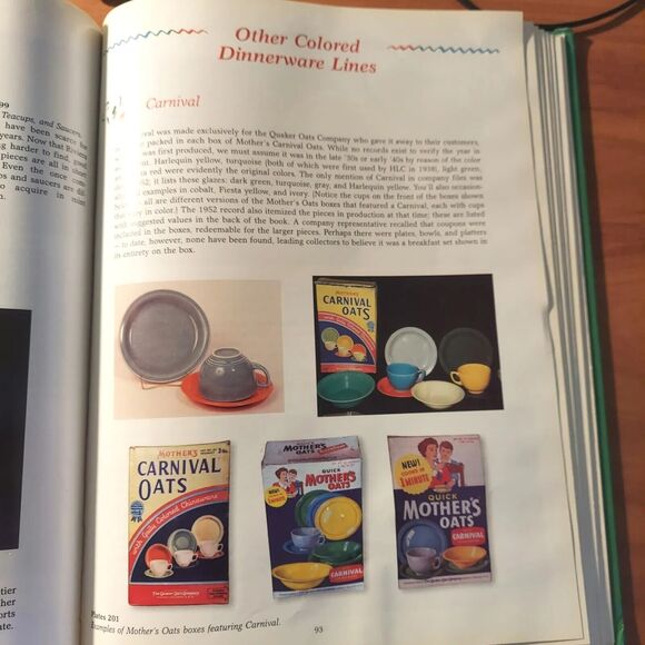 Homer Laughlin Teacup & Saucers CARNIVAL Dishes Lot Of 4 Yellow Cobalt Green - Picture 16 of 16